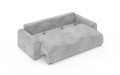 Nowoczesna sofa z funkcją spania Meva Small szary szenil