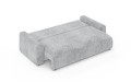 Nowoczesna sofa z funkcją spania Meva Small szary szenil