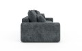 Nowoczesna sofa z funkcją spania Meva Small petrol - szenil