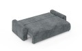 Nowoczesna sofa z funkcją spania Meva Small petrol - szenil