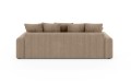 Nowoczesna sofa z funkcją spania Meva Small welur capuccino