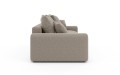 Nowoczesna sofa z funkcją spania Meva Small beżowy szenil