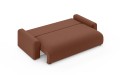 Nowoczesna sofa z funkcją spania Meva Small ceglany szenil