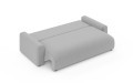 Nowoczesna sofa z funkcją spania Meva Small popielaty szenil