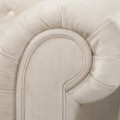 Fotel klasyczny Chesterfield Wellington beżowy