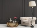 Fotel klasyczny Chesterfield Wellington beżowy