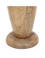 Elegancka lampa podłogowa TOBA drewno / juta