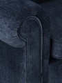 Fotel klasyczny Chesterfield Wellington granatowy