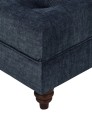 Sofa 2 os. klasyczny Chesterfield Wellington granatowa