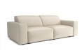 Nowoczesna 2-osobowa sofa modułowa Lennon kremowa