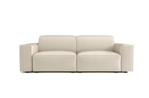 Nowoczesna 2-osobowa sofa modułowa Lennon kremowa