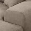 Nowoczesna sofa typu Daybed taupe