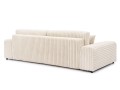 Komfortowa duża sofa z funkcją spania Teddy beżowa