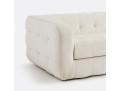 Nowoczesna elegancka sofa z pikowaniami Pin kremowa