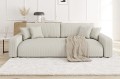 Nowoczesna sofa z funkcją spania Mary beżowa