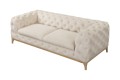 Elegancka klasyczna sofa 2,5 os. Chesterfield Lancaster