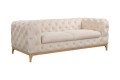 Elegancka klasyczna sofa 2,5 os. Chesterfield Lancaster