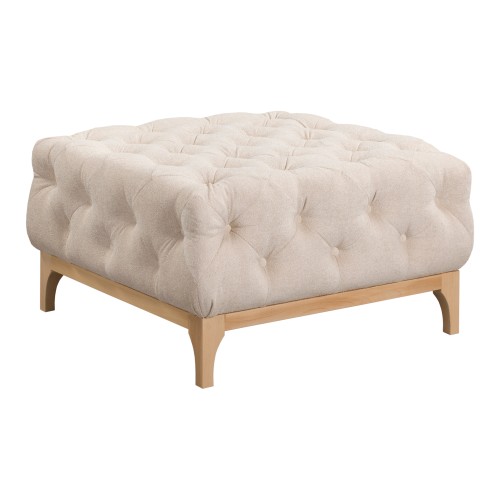 Elegancka klasyczna pufa Chesterfield Lancaster