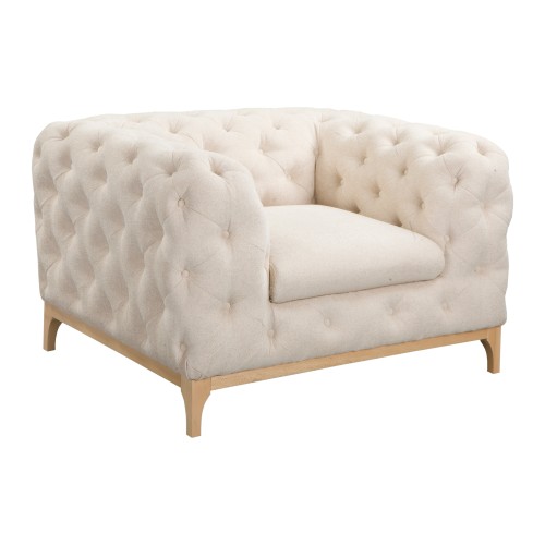 Elegancki klasyczny fotel Chesterfield Lancaster