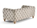 Elegancka pikowana sofa 2 os. Chesterfield Somerset