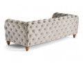 Elegancka pikowana sofa 3 os. Chesterfield Somerset