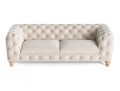 Elegancka pikowana sofa 3 os. Chesterfield Somerset