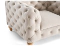 Elegancki pikowany fotel Chesterfield Somerset