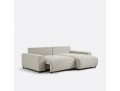 Nowoczesna sofa narożna z funkcją spania Narima