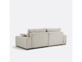 Nowoczesna sofa narożna z funkcją spania Narima