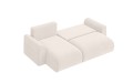 Nowoczesny narożnik z funckją spania i kieszonką do przechowywania Pocket jasny beż
