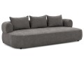 Nowoczesna sofa 3-osobowa Lima grafitowa