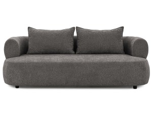 Nowoczesna sofa 2-osobowa Lima grafitowa