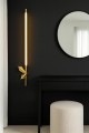 Lampa ścienna ESPADA złota MOOSEE