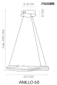 Lampa wisząca ANILLO 60 złota MOOSEE