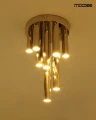Lampa sufitowa / plafon ORGANO 20 złota MOOSEE