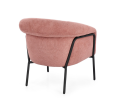 Fotel Camila Koralowy – Nowoczesny akcent kolorystyczny