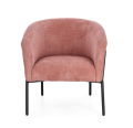 Fotel Camila Koralowy – Nowoczesny akcent kolorystyczny