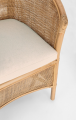 Fotel Rattanowy Adelfa w stylu Boho