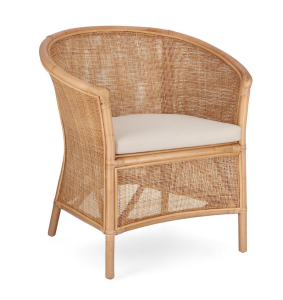 Fotel Rattanowy Adelfa w stylu Boho