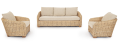 Sofa Cadice Natural – 3-osobowa oaza relaksu