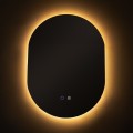 Owalne lustro z podświetleniem LED D3002
