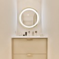 Okrągłe lustro z podświetleniem LED D251801 złote