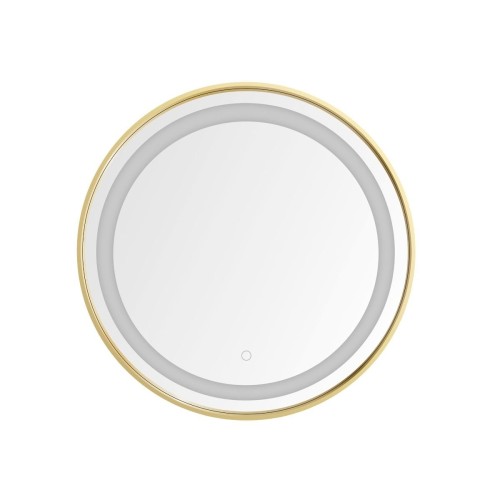 Okrągłe lustro z podświetleniem LED D251801 złote