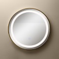 Okrągłe lustro z podświetleniem LED D251801 złote