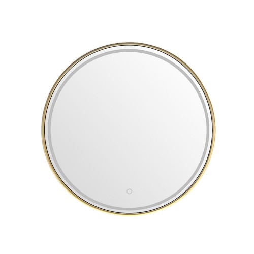 Okrągłe lustro z podświetleniem LED D3117 80 cm złote