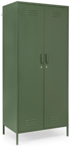 Szafa metalowa Cambridge 2-drzwiowa – Oliwkowa zieleń