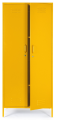 Szafa metalowa Cambridge 2-drzwiowa – Żółty industrial