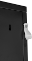 Szafa metalowa Cambridge 2-drzwiowa – Czarny mat i stal