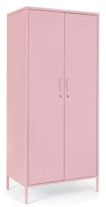 Szafa metalowa Cambridge 2-drzwiowa – Pastelowy róż