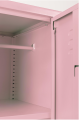 Szafa metalowa Cambridge 2-drzwiowa – Pastelowy róż